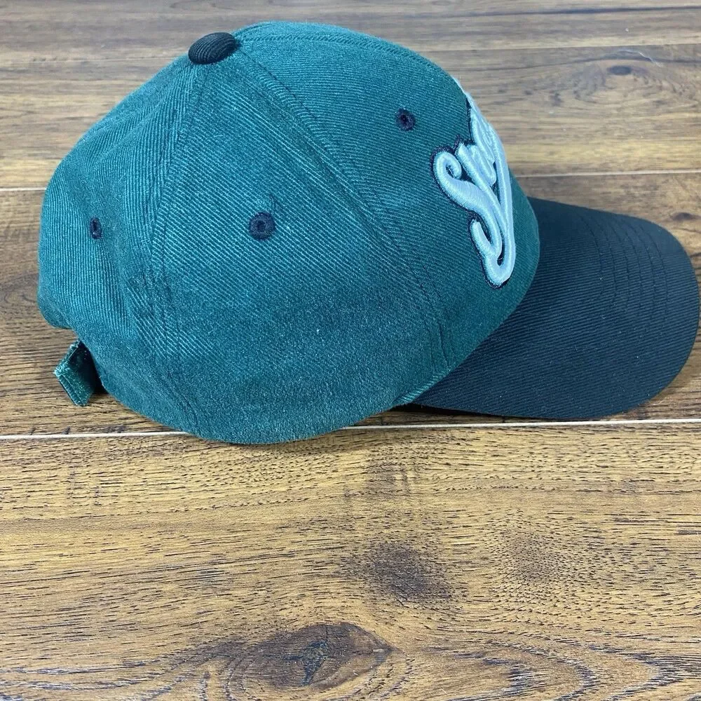 Michigan State Spartans Hat Cap Strap Back Green Embroidered Logo Mens NCAA